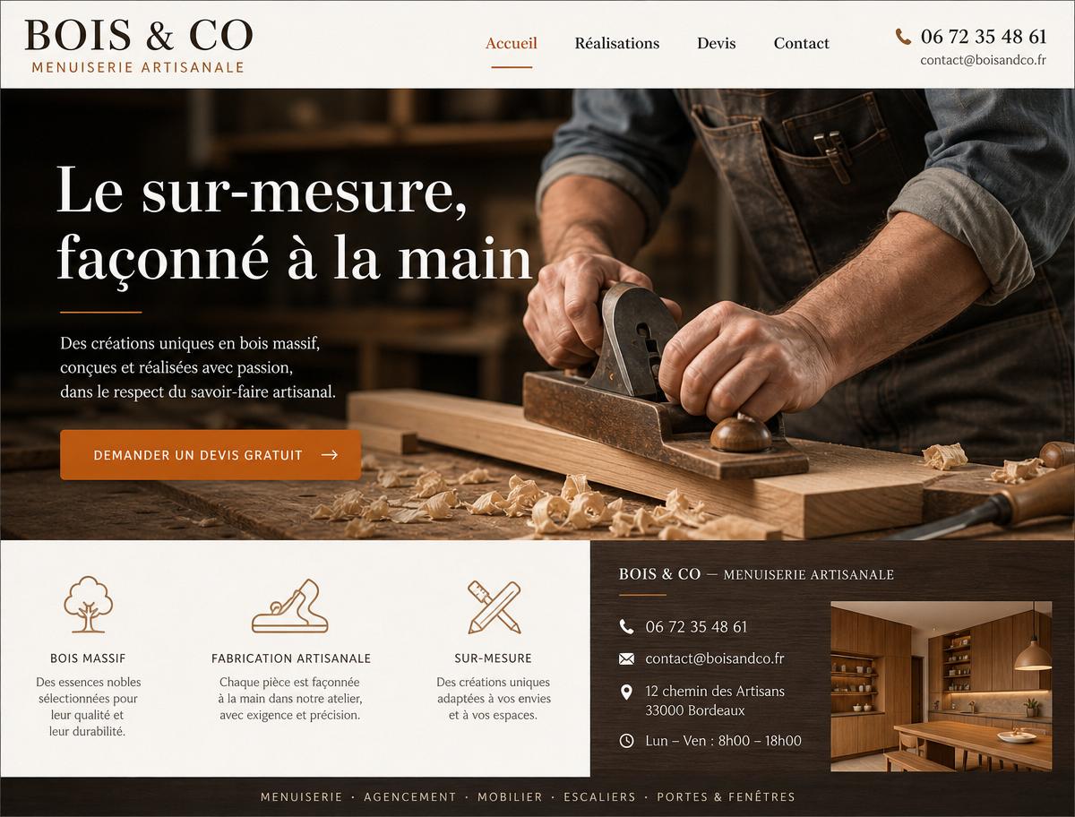 Menuisier artisan