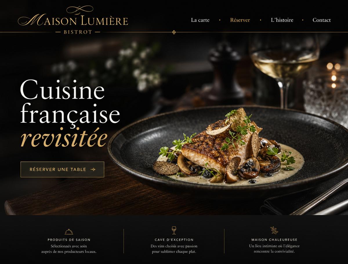 Restaurant bistronomique